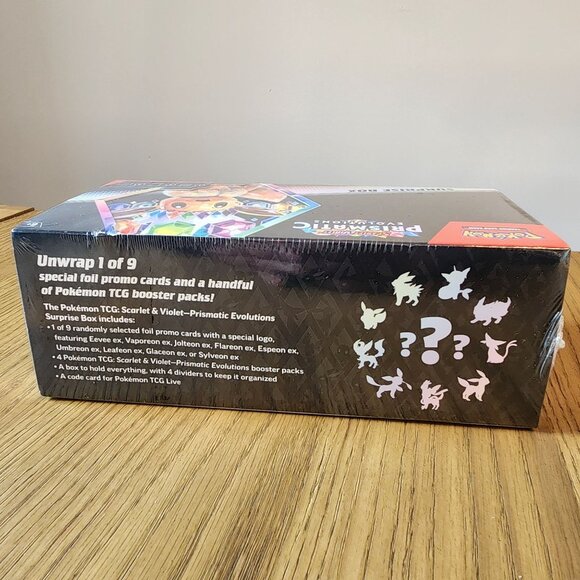 Pokemon TCG Scarlet & Violet Prismatic Evolutions Eevee Surprise Box - Picture 3 of 3